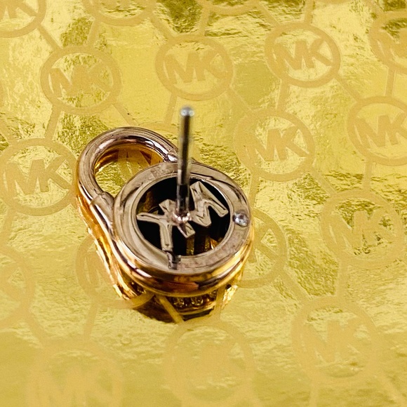 Michael Kors Padlock Stud Earrings - Picture 4 of 8